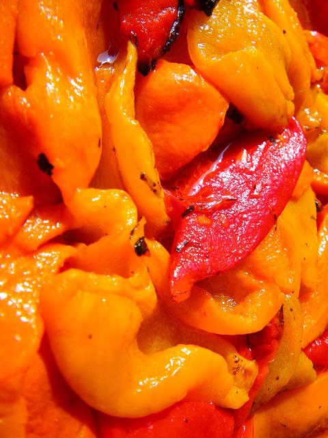 Roasted peppers