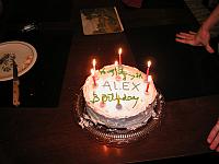 Alex's birthday, 2003