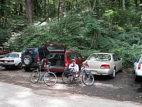 Biking at Ridley, 2003