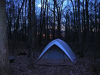 Camping at French Creek, 2004