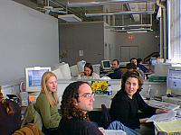 Around the Beyond Books office, 2000